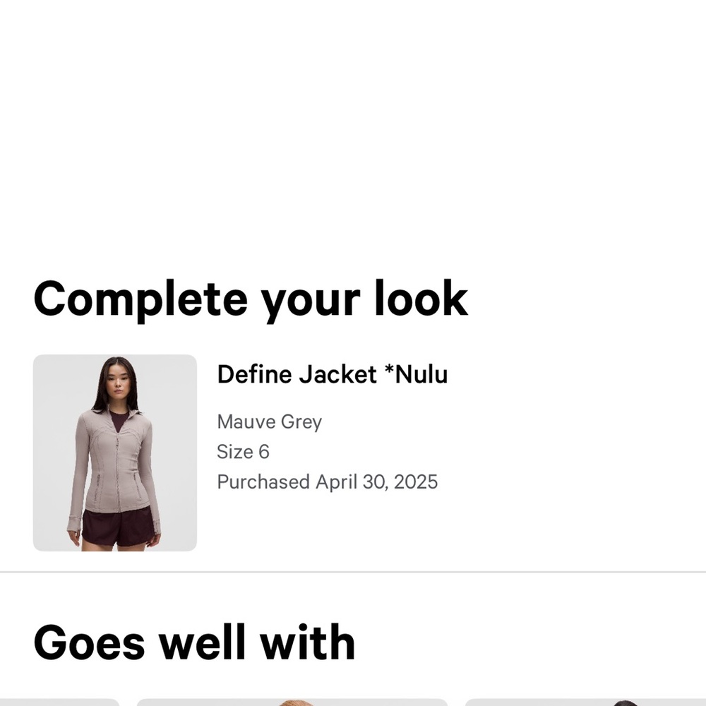 NWT Lululemon define jacket - Picture 5 of 5